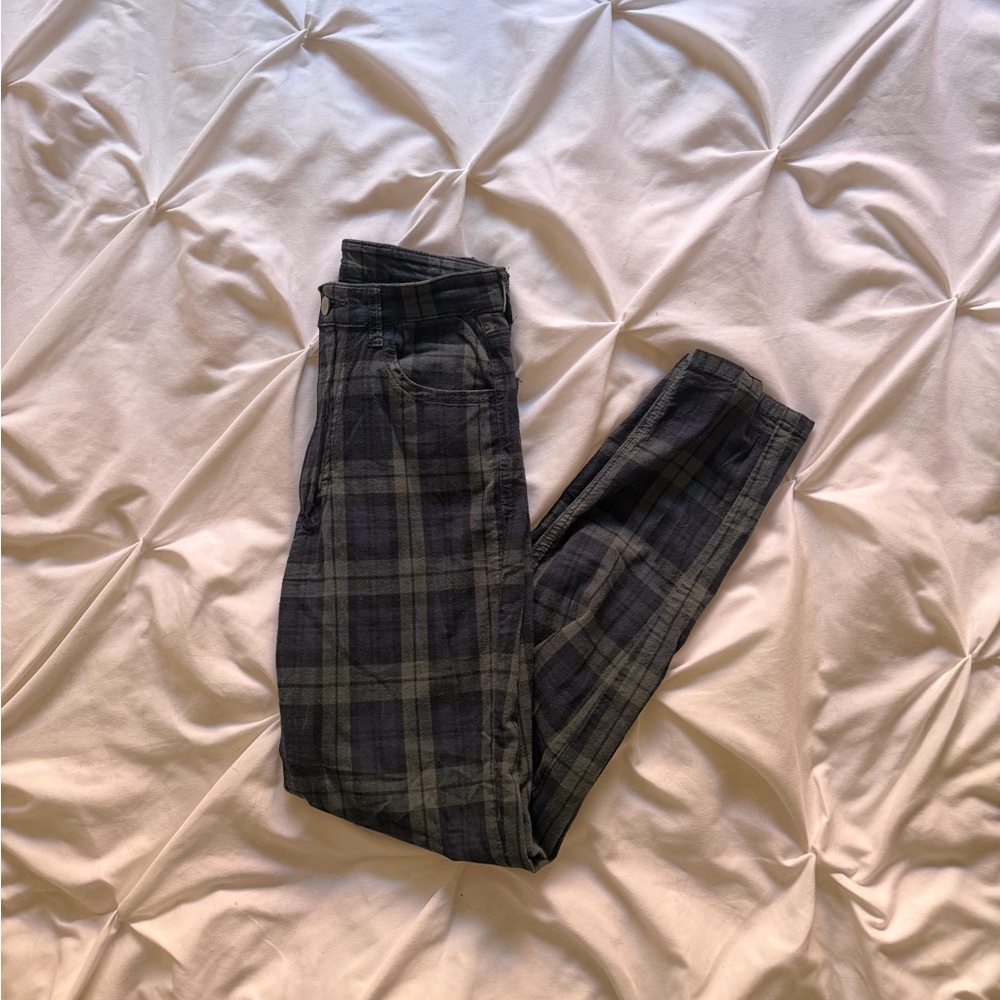 Plaid Women's Trousers